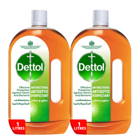 Dettol Twin Pack Antiseptic Liquid 1L