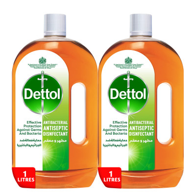 Dettol Twin Pack Antiseptic Liquid 1L