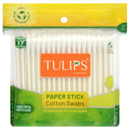 Tulips Cotton Ear Buds, 100 pcs