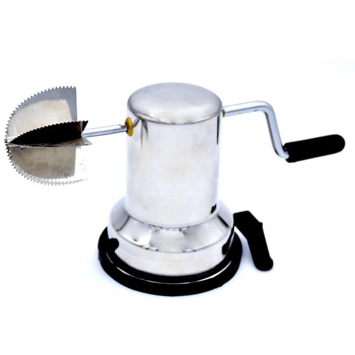 Burhan Stainless Steel Coconut Scraper, India, 1 pc