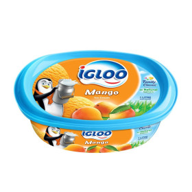 Igloo Mango Ice Cream Tub 1Ltr