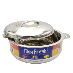 Max Fresh No. 3000 Ss Hotpot 1Pcs. Indian