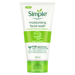 Simple Moisturising Facial Wash, 150 ml
