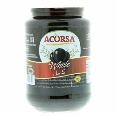 Acorsa Black Olive Whole 350G