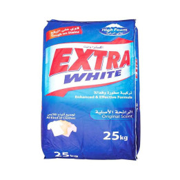 Extra White Blue Washing Powder, 25 kg